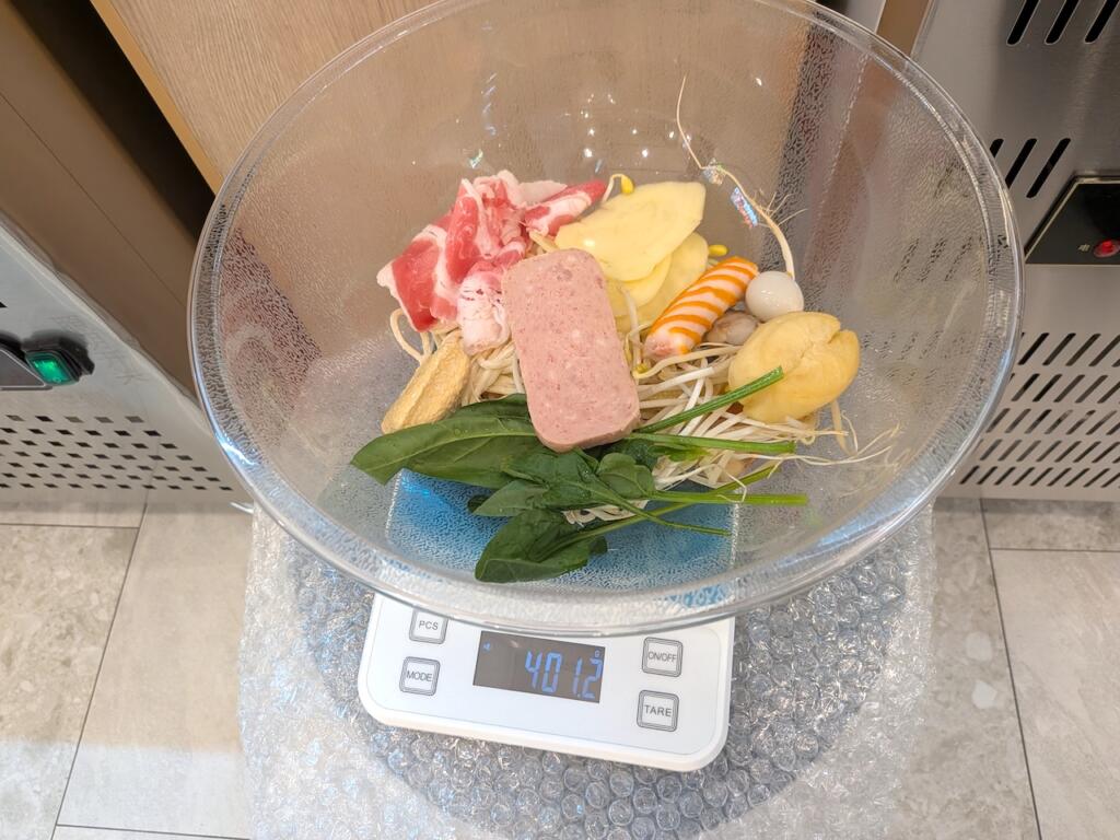麻辣湯の具材