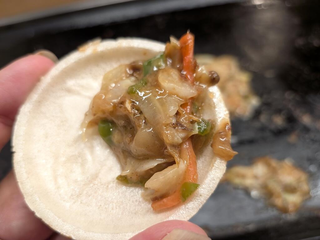 もんじゃ焼き最中