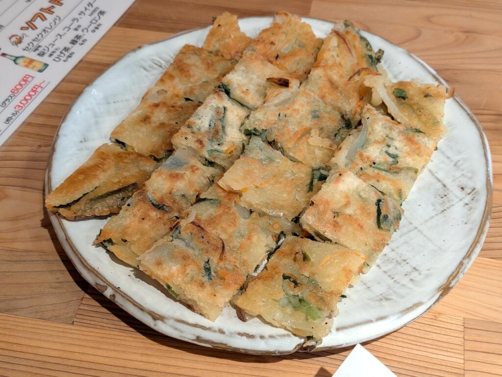 海鮮チヂミ