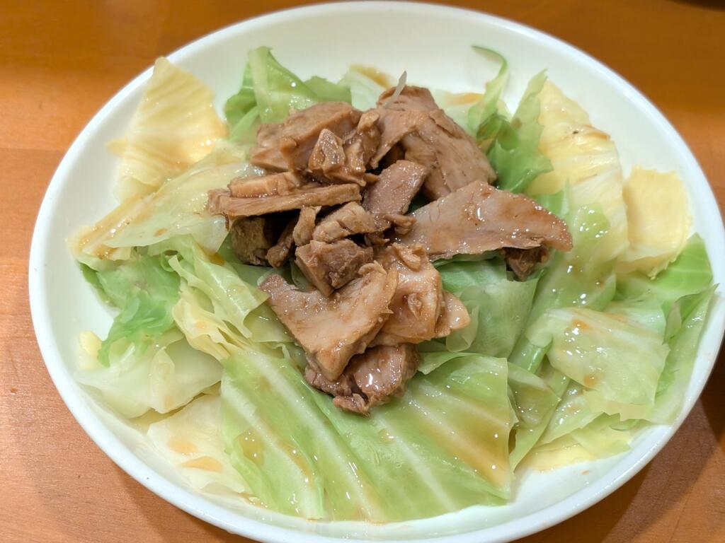 チャーシューキャベツ